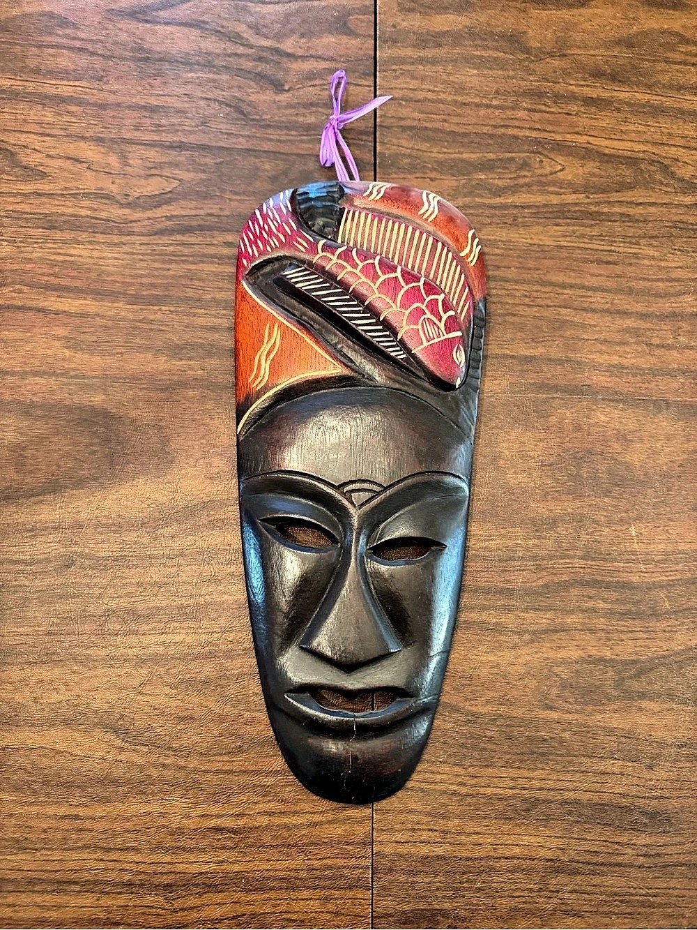 Hand-Carved Mask from Uganda